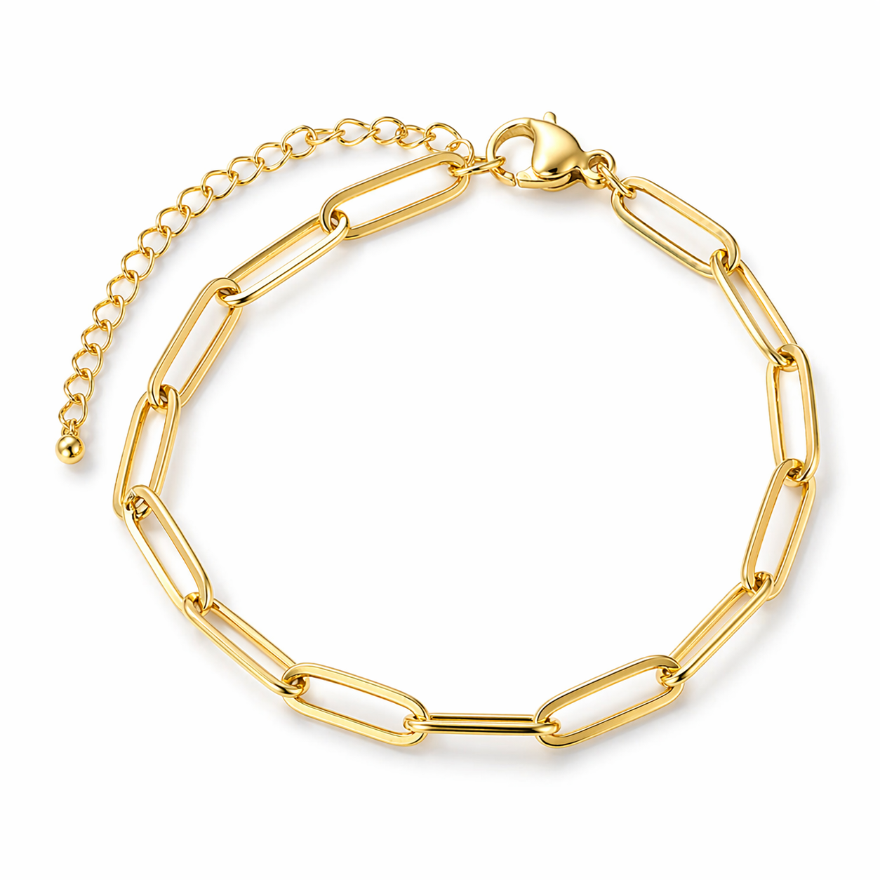 Paper clip bracelet