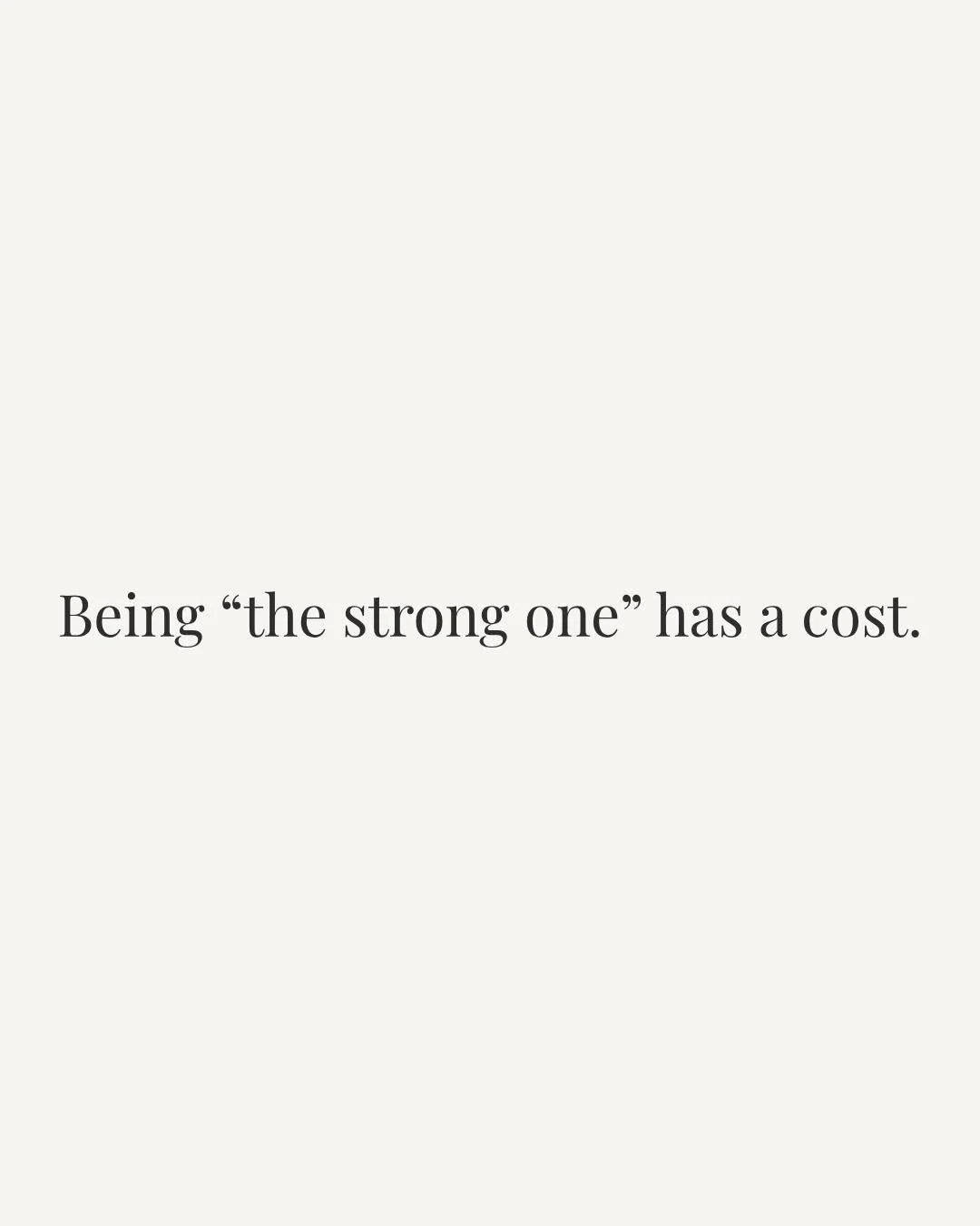 Over-functioning often gets rewarded.
You&rsquo;re reliable.�Capable.�The one others depend on.
But underneath that can be:�exhaustion�resentment�disconnection from your own needs
Strength without space to receive isn&rsquo;t sustainable.

#yegtherap