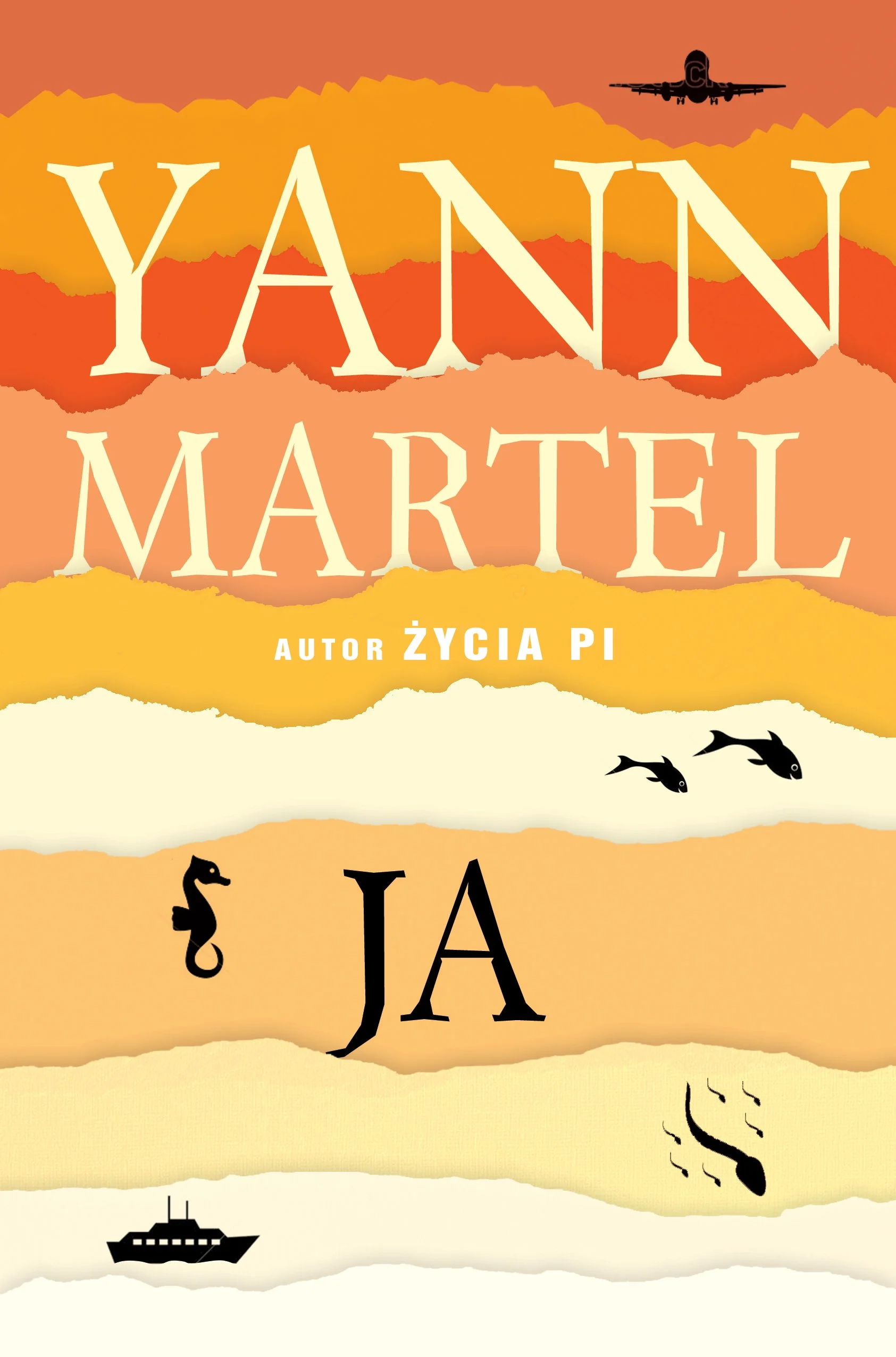 Cover of The High Mountains of Portugal by Yann Martel, a novel exploring grief and faith, Polish edition
