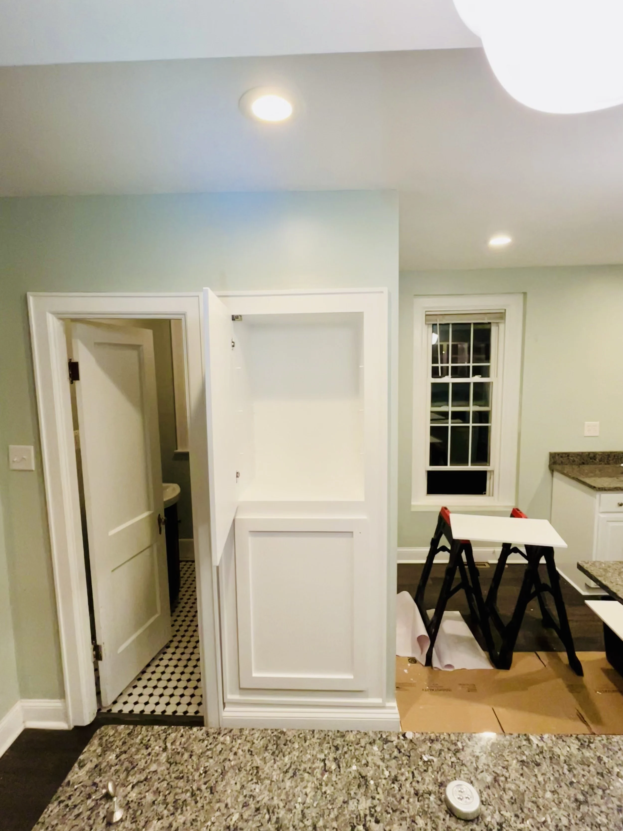 Kitchen pantry and shelf paint 