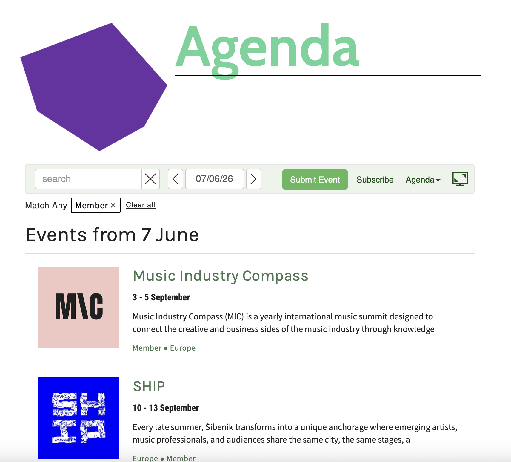 Discover the New FoMC Music Conference Calendar