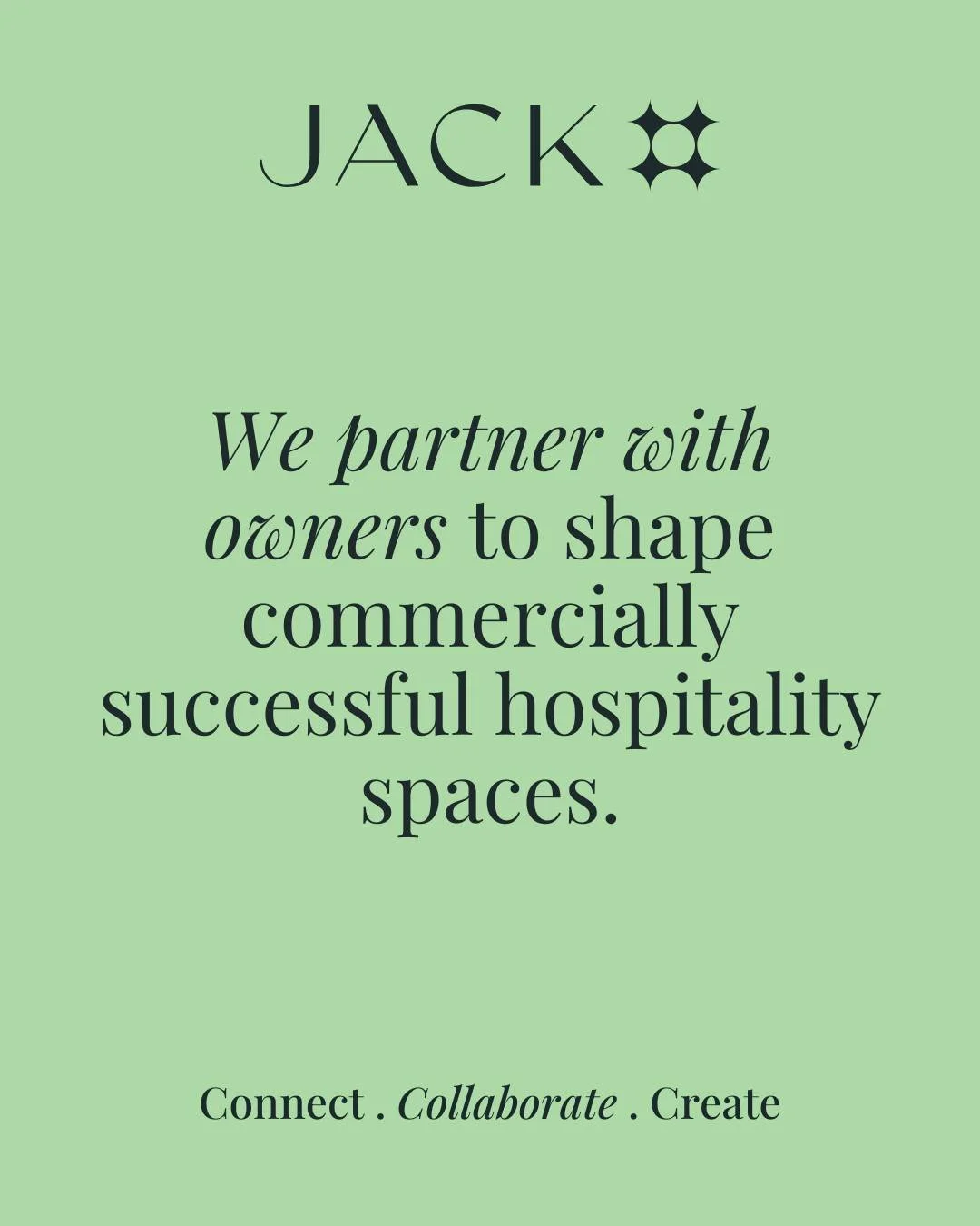 Great ideas don&rsquo;t always make great venues.

That&rsquo;s where JACK comes in.

We bridge the gap between brand vision and real-world delivery - creating concepts that are compelling, commercially sound, and built to perform.

Our edge:
&rarr; 