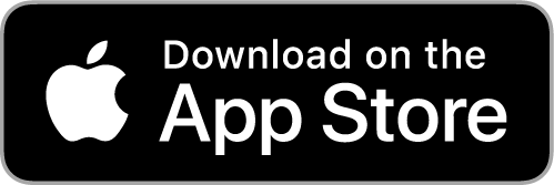 Apple logo with text 'Download on the App Store' on a black background.