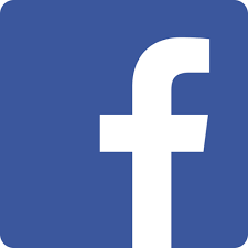 Facebook logo showing a white lowercase 'f' on a blue background.