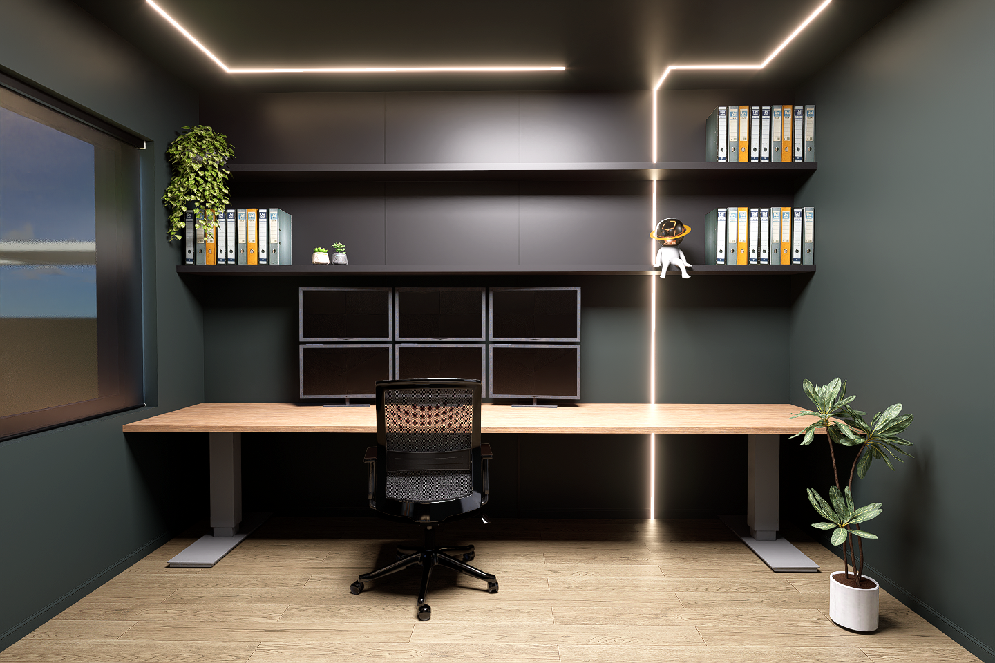 design birou masculin