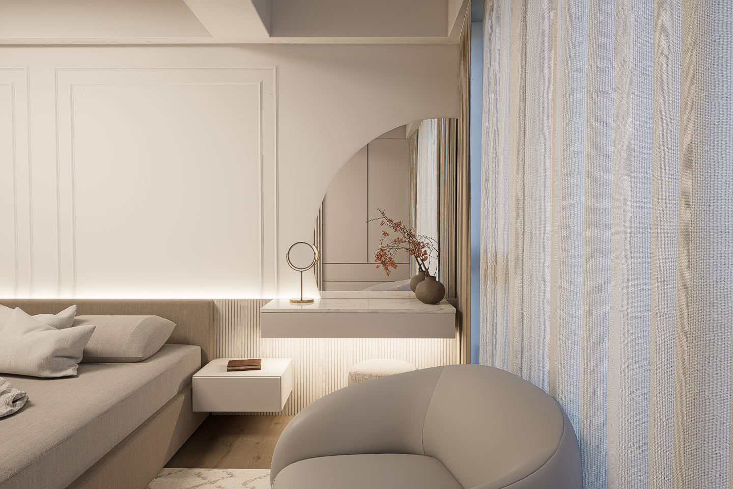 Design dormitor matrimonial