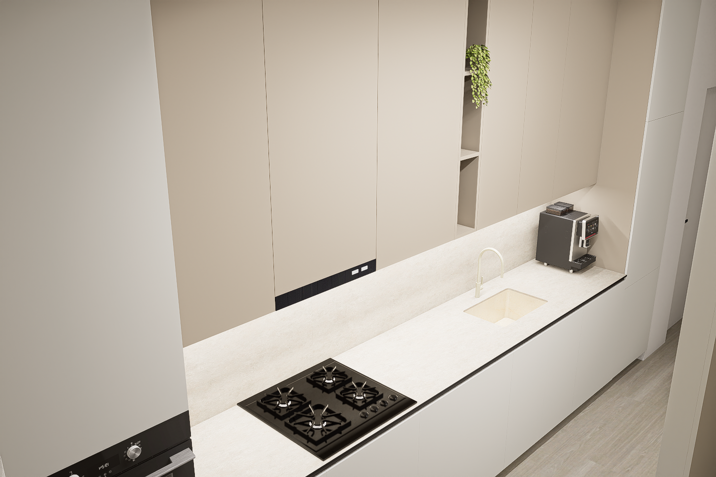 Bucatarie culori deschise