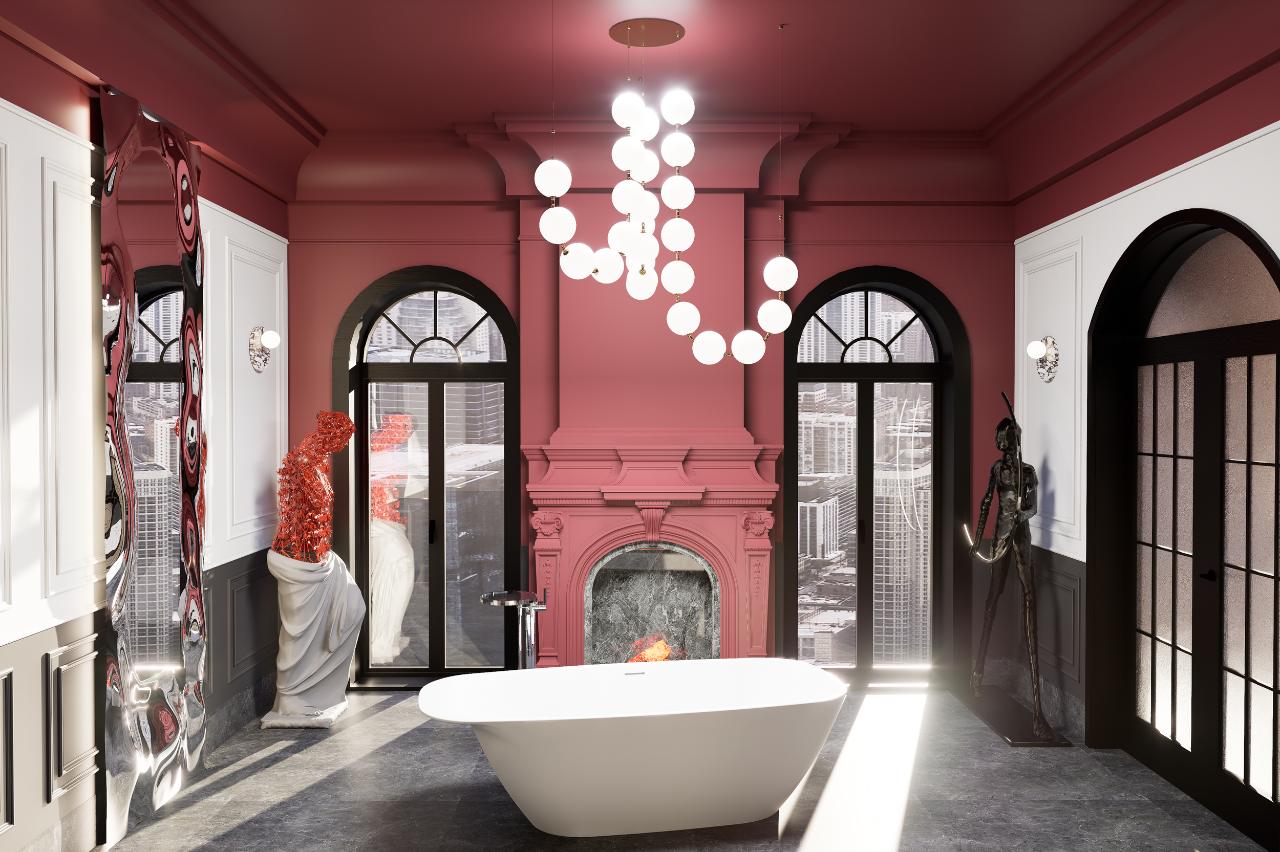 Baie in stil neoclasic