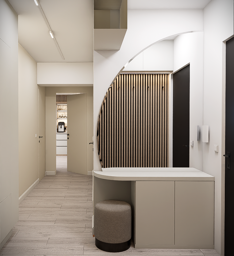 Oglinda cu led hol intrare 