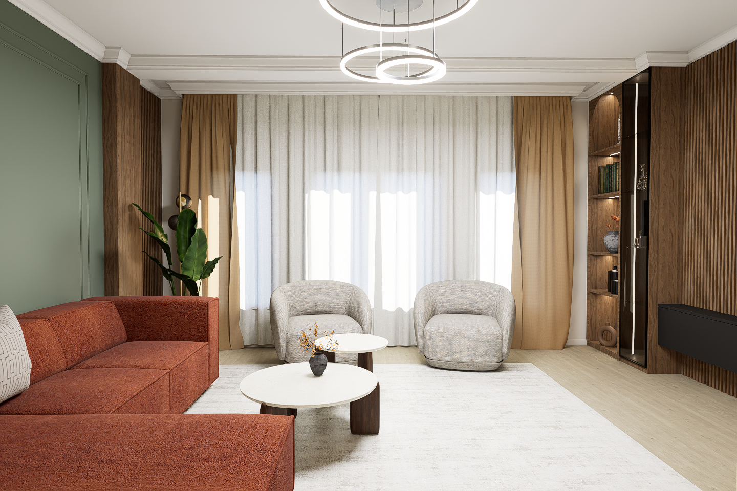 Interior design livingroom