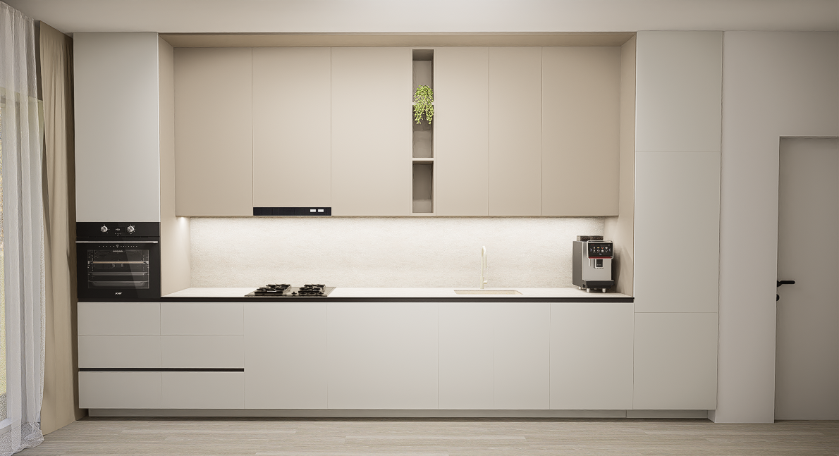 Bucatarie culori deschise