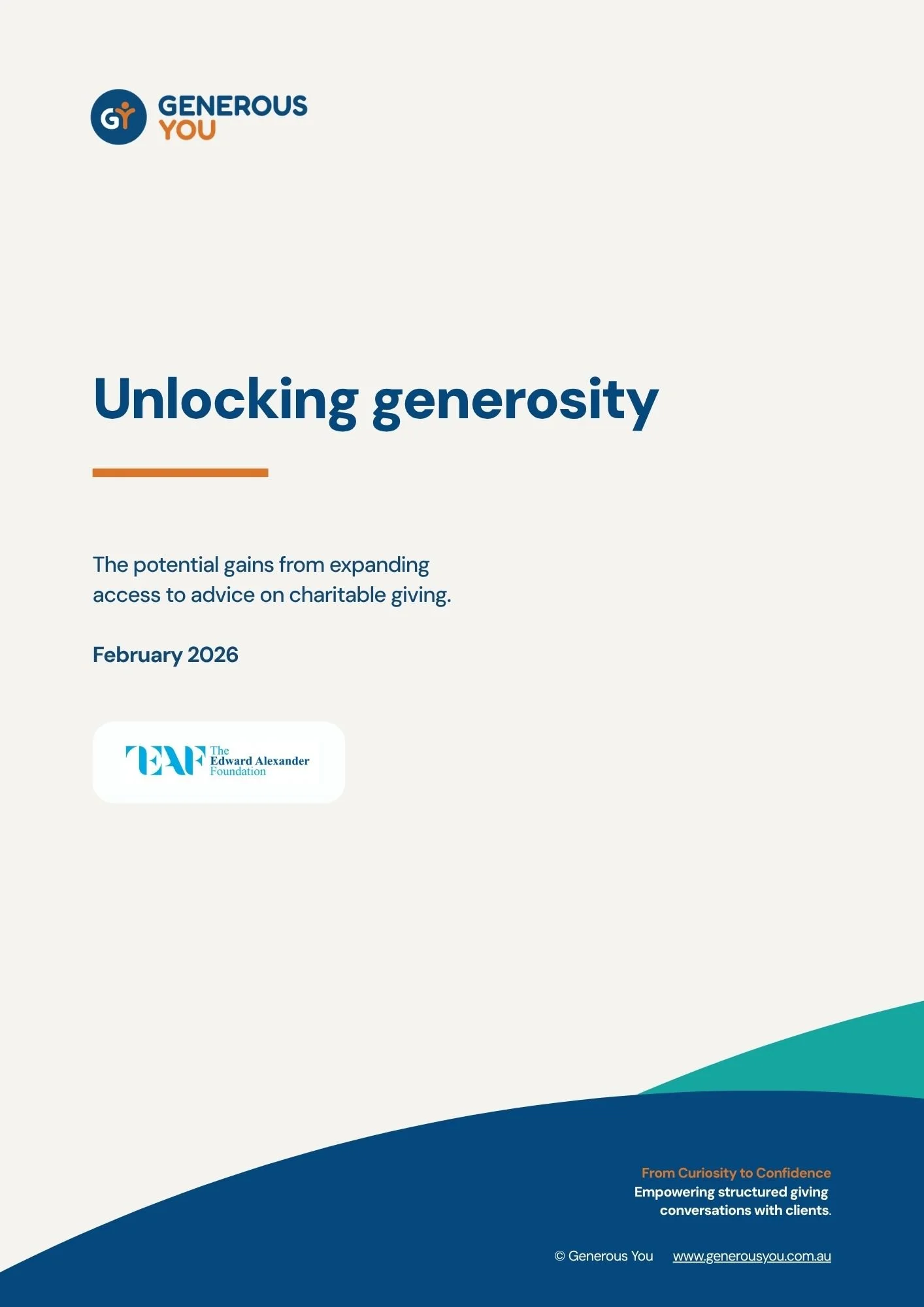 Unlocking Generosity