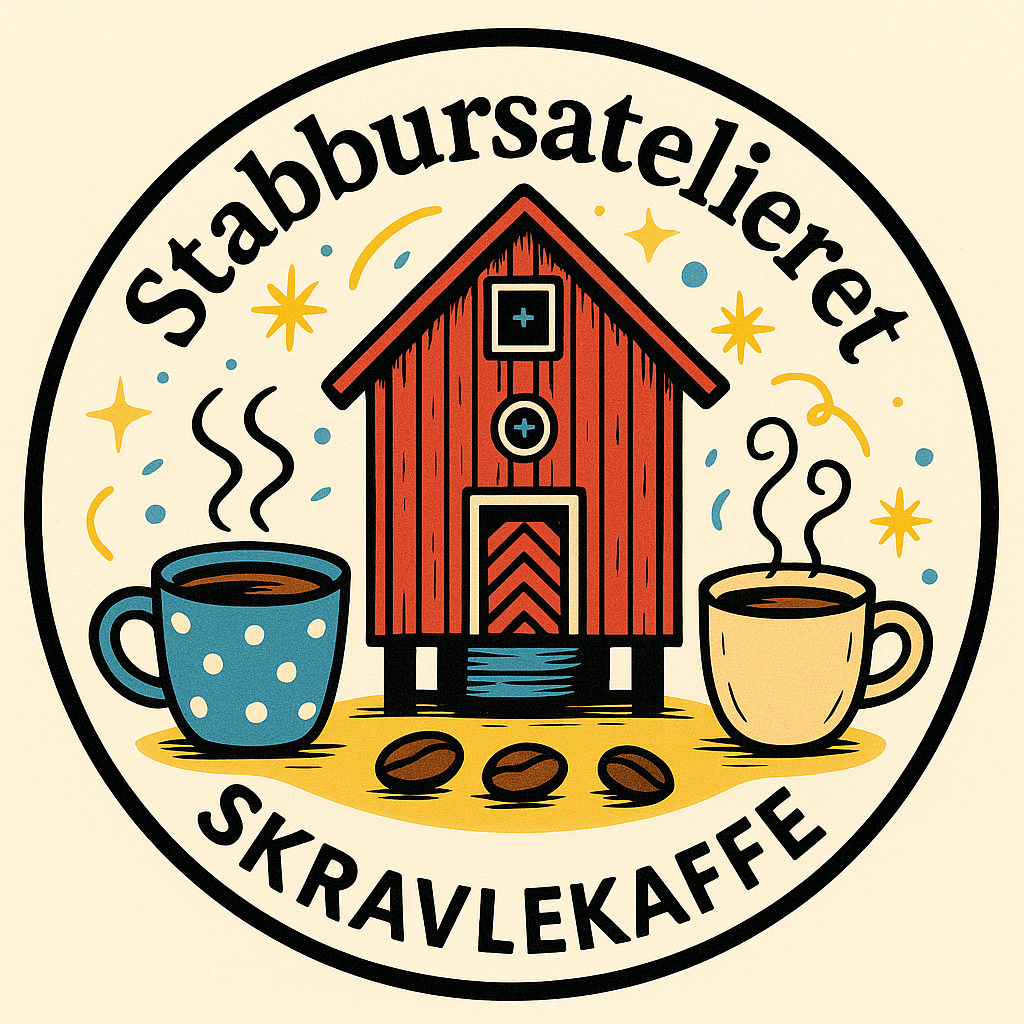 “Skravlekaffe” - mal din kopp! og Åpent atelier
