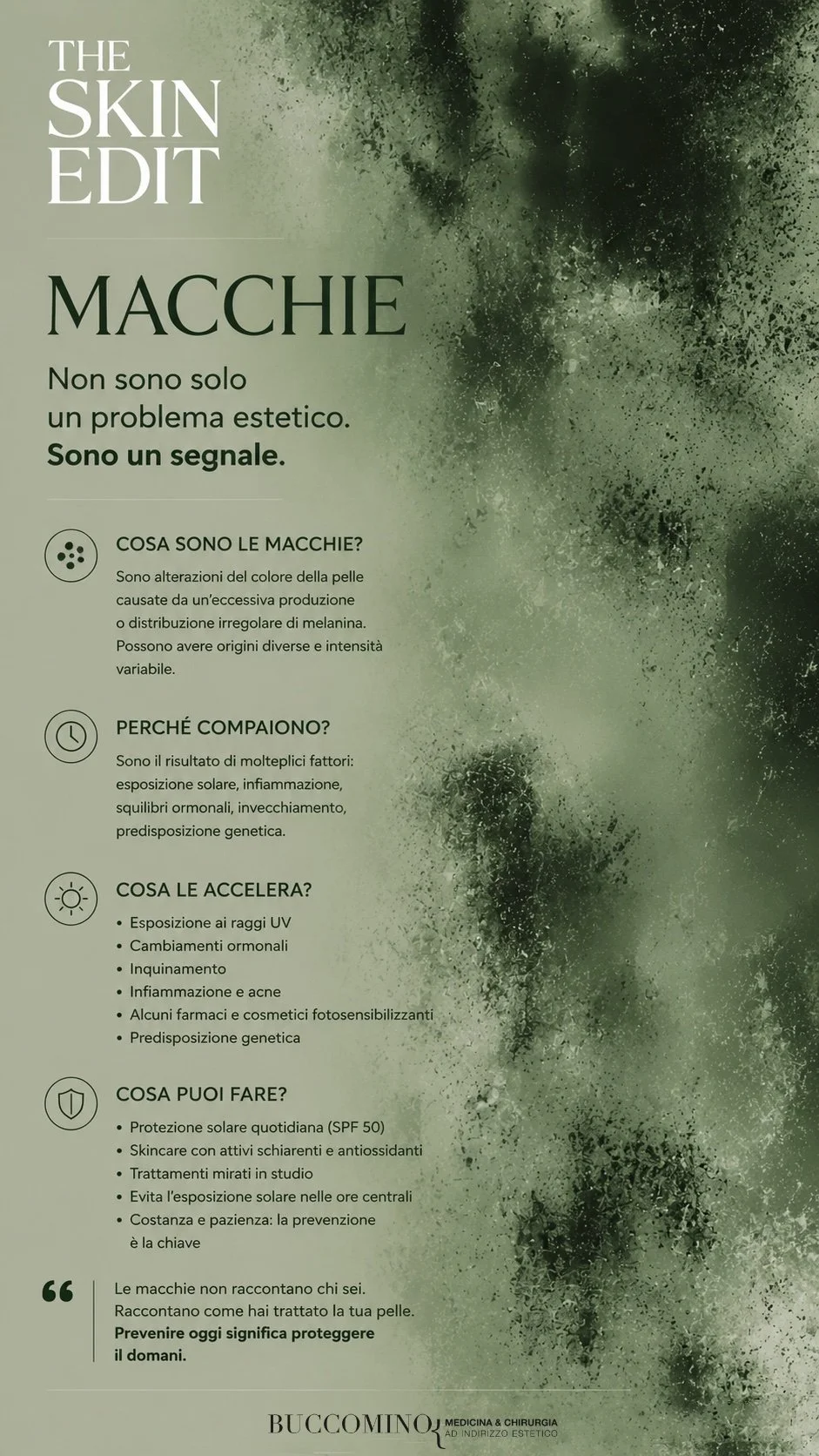 La fastidiose macchie sulla pelle