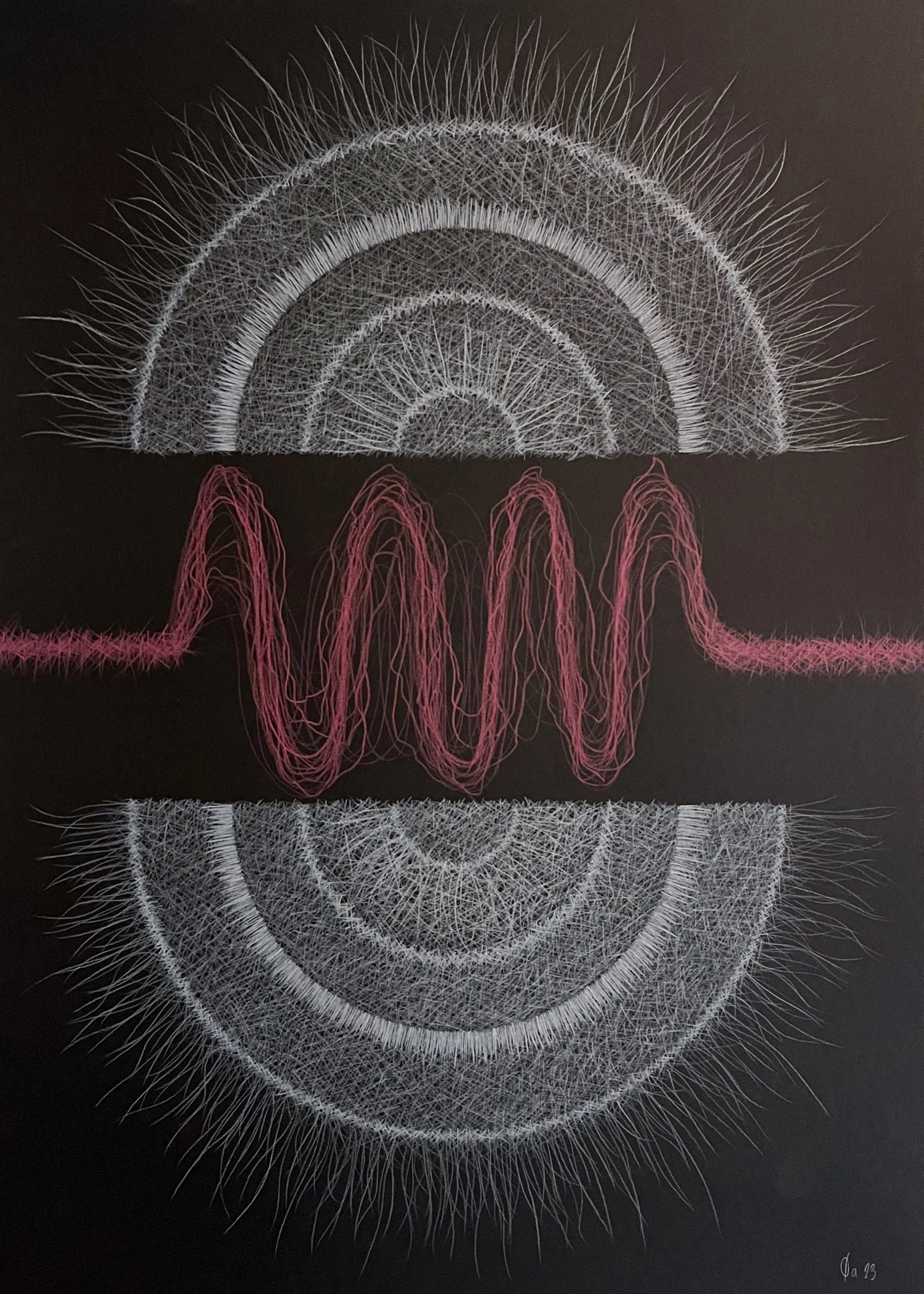 Elevated
70x50 cm
Color pencil on paper 
2024