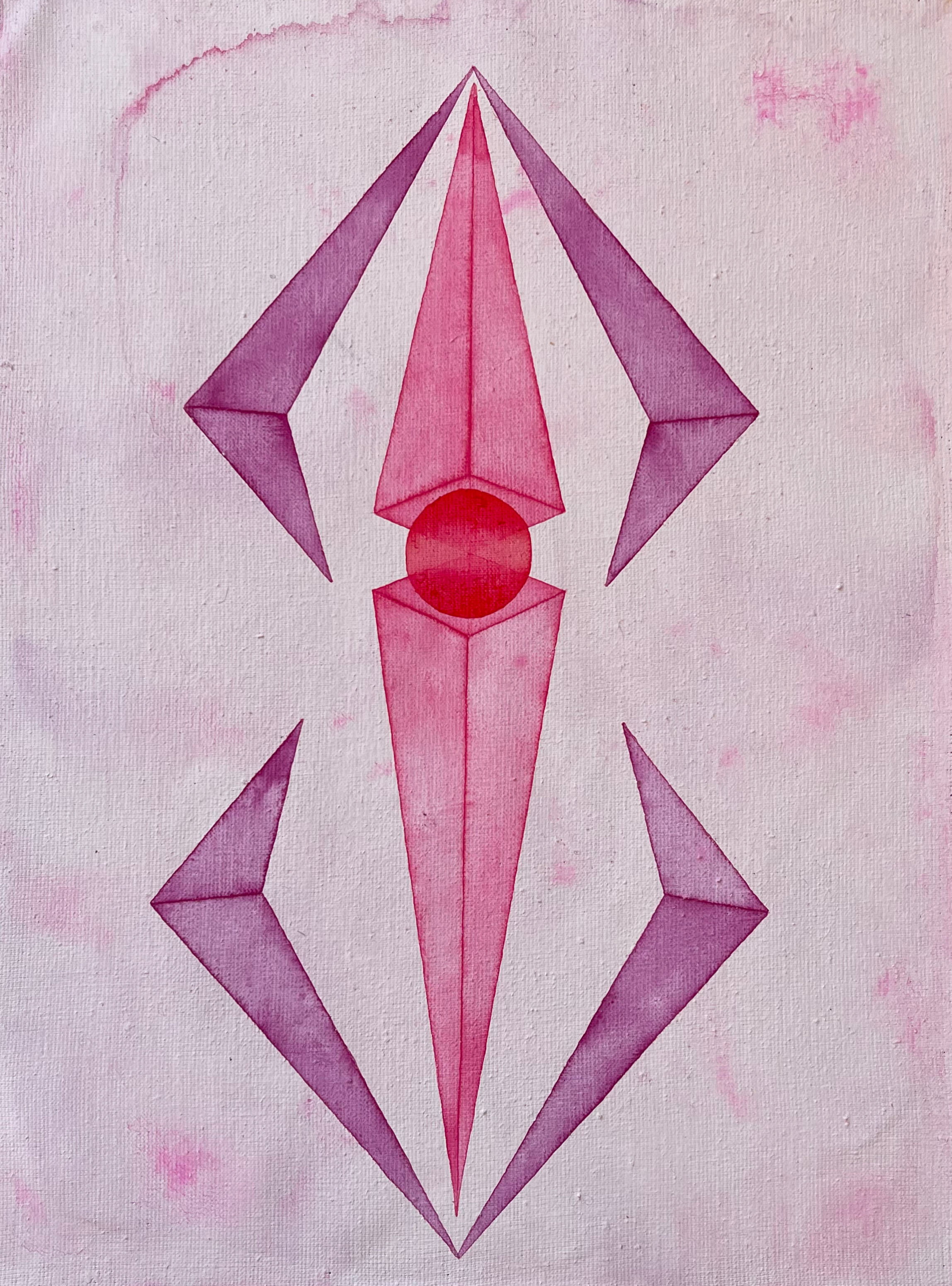 Joint in Growing Pains 
30x40 cm
Aquarelle on canvas 
2026