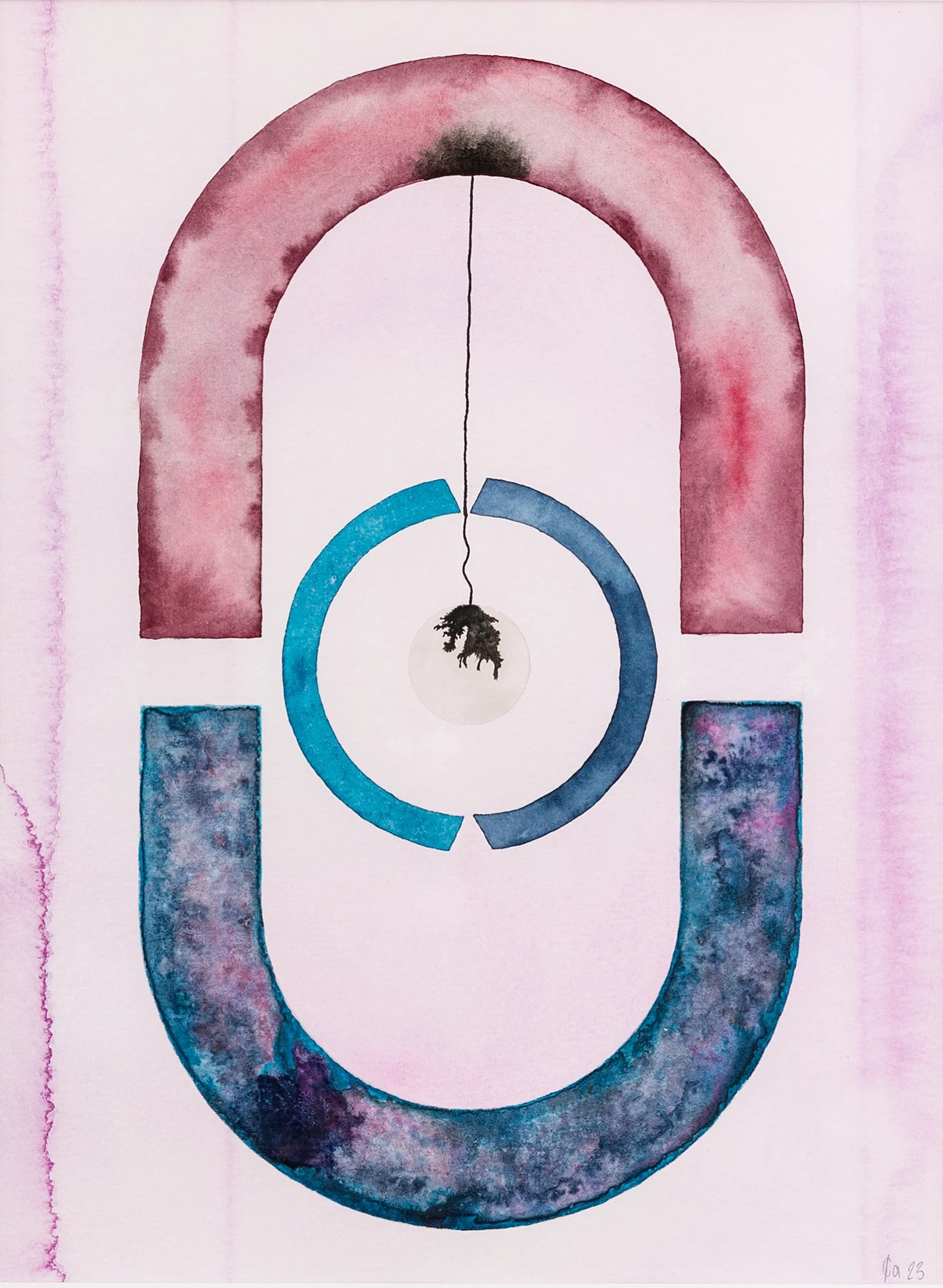 Another round 
24x32 cm
Aquarelle on paper
2023