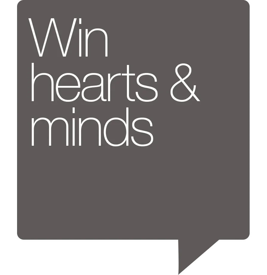 Brand values and tone of voice strategy designed to win consumer hearts and minds