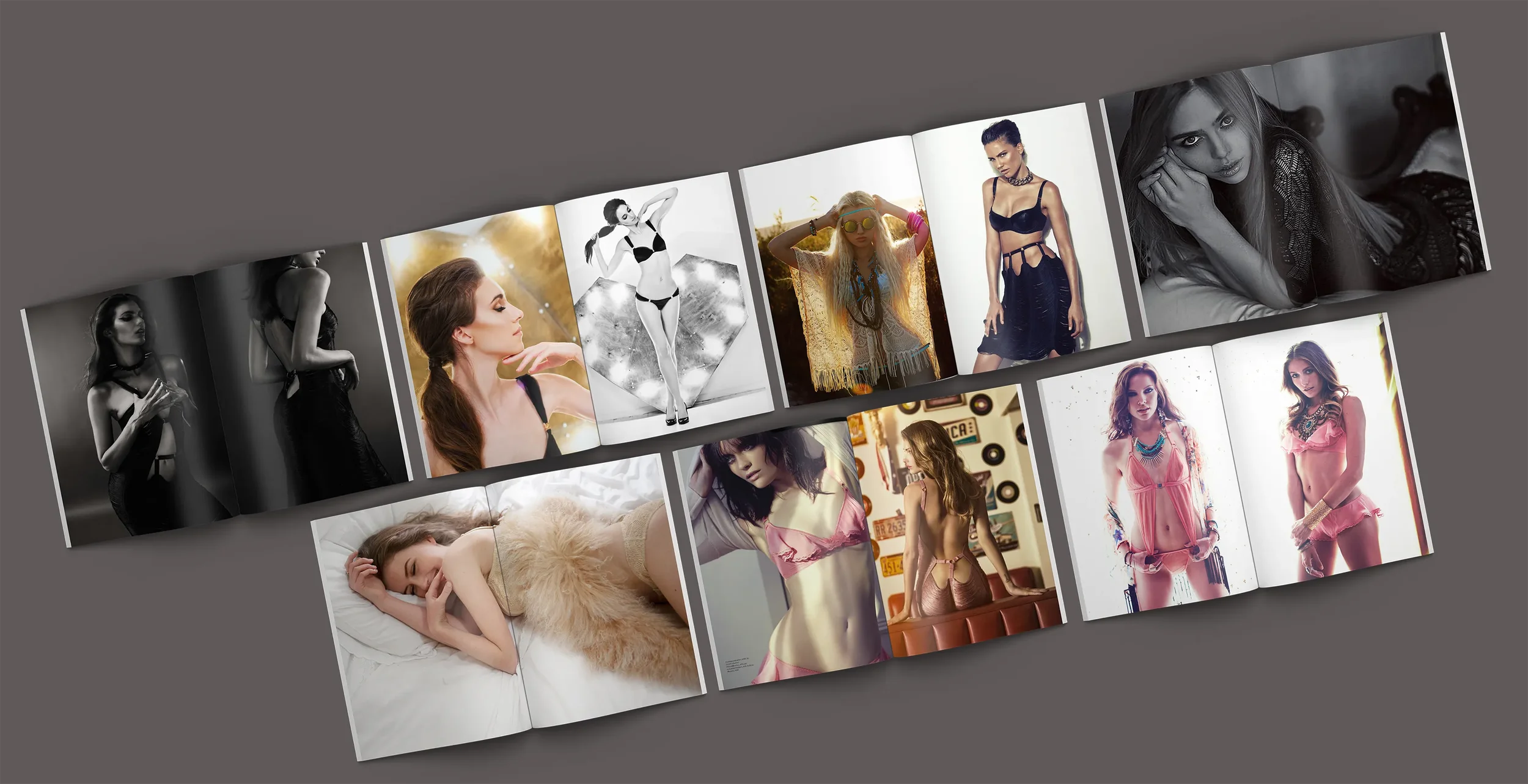 Editorial collage featuring Made by Niki Almost Famous