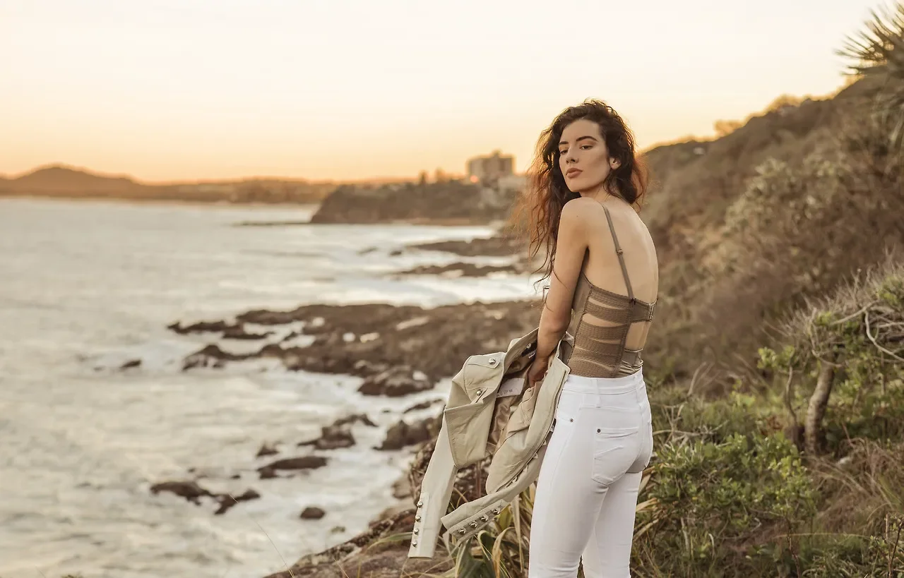 Influencer lifestyle photography, Atomic brand identity design