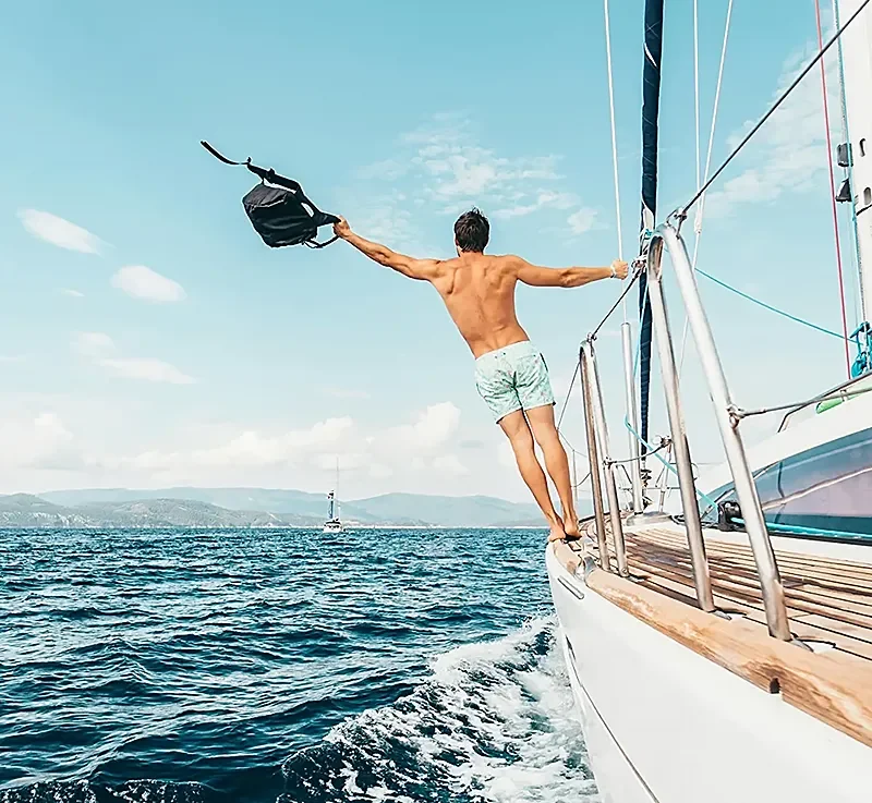 Yacht owner ideal customer profile representing billionaire and UHNW maritime lifestyle