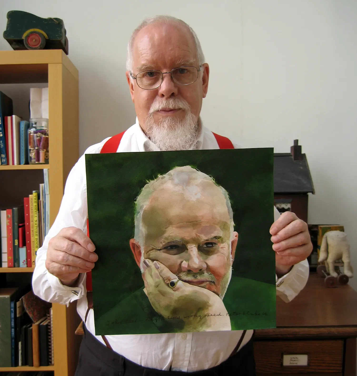 Limited edition art print number from the run of 45 produced for the John Peel family — an artist collaboration between Sir Peter Blake and Warner Music.