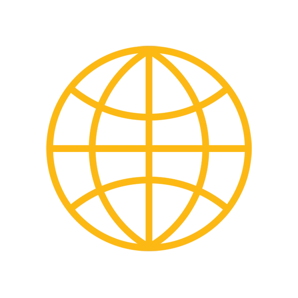 Icon depicting a browser window representing creative website design