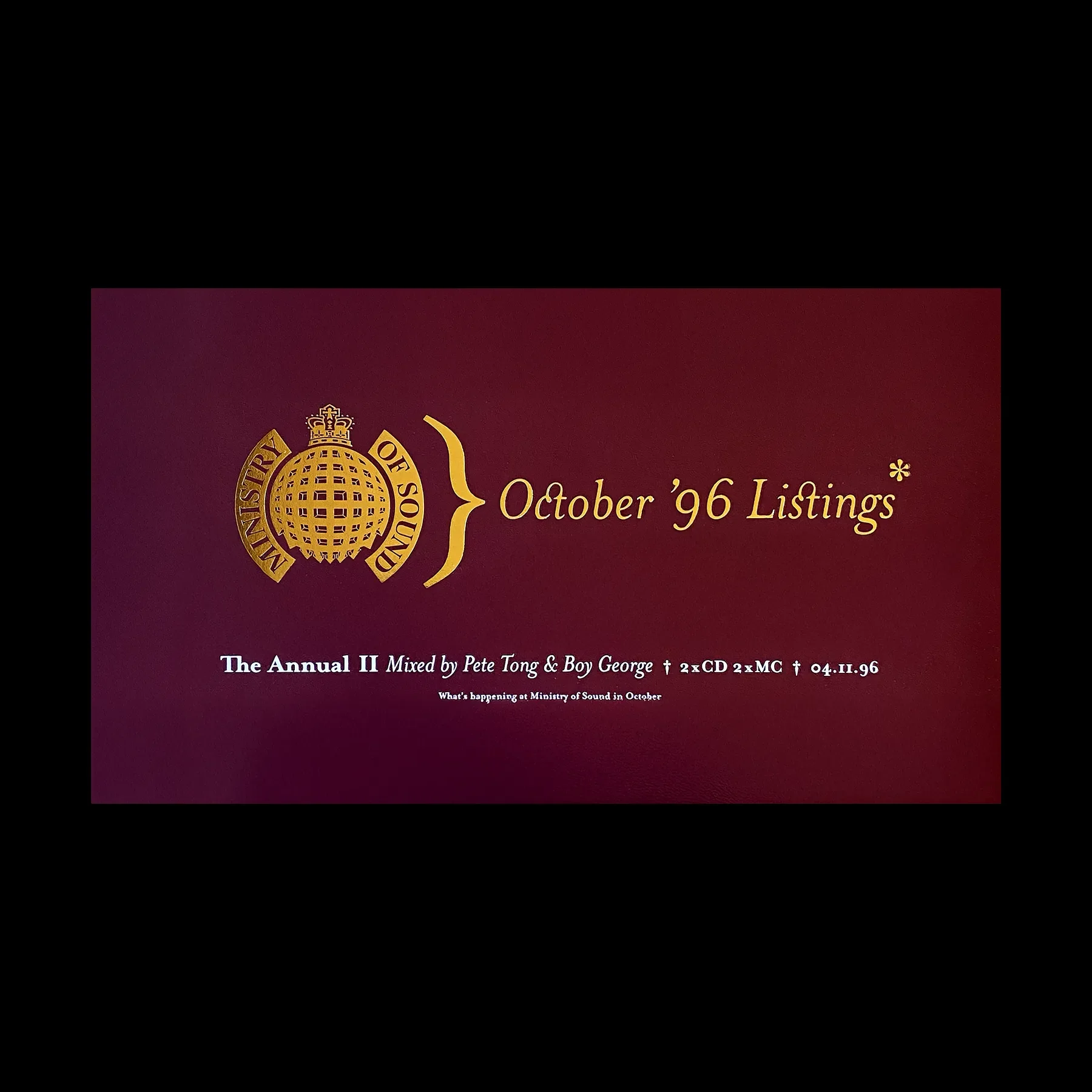 Omnichannel marketing across record label, club, magazine, licensing and tours for Ministry of Sound