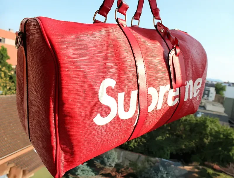 Louis Vuitton x Supreme limited edition collaboration — luxury collectible secondary market value