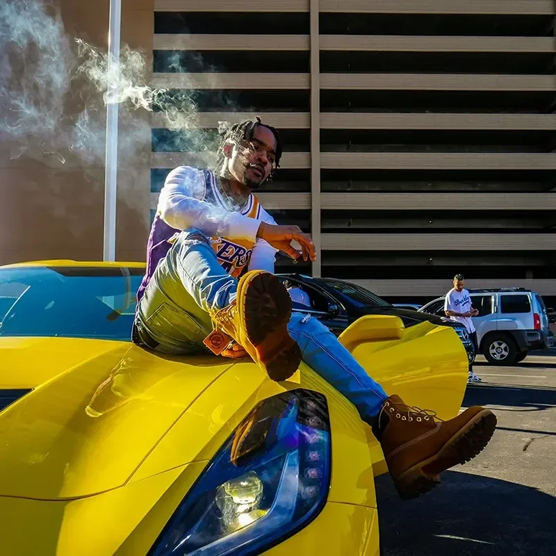 Content creator customer persona representing wealthy digital-first audiences