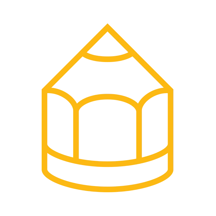 Icon depicting a design stylus representing creative marketing agency services