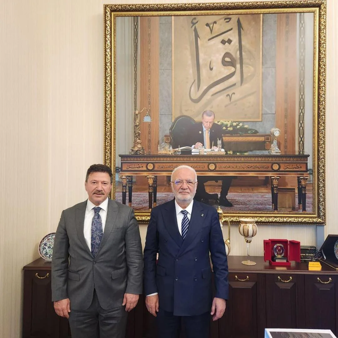 GENEL BAŞKAN MEHMET YİĞİNER, MUSTAFA ELİTAŞI ZİYARET ETTİ