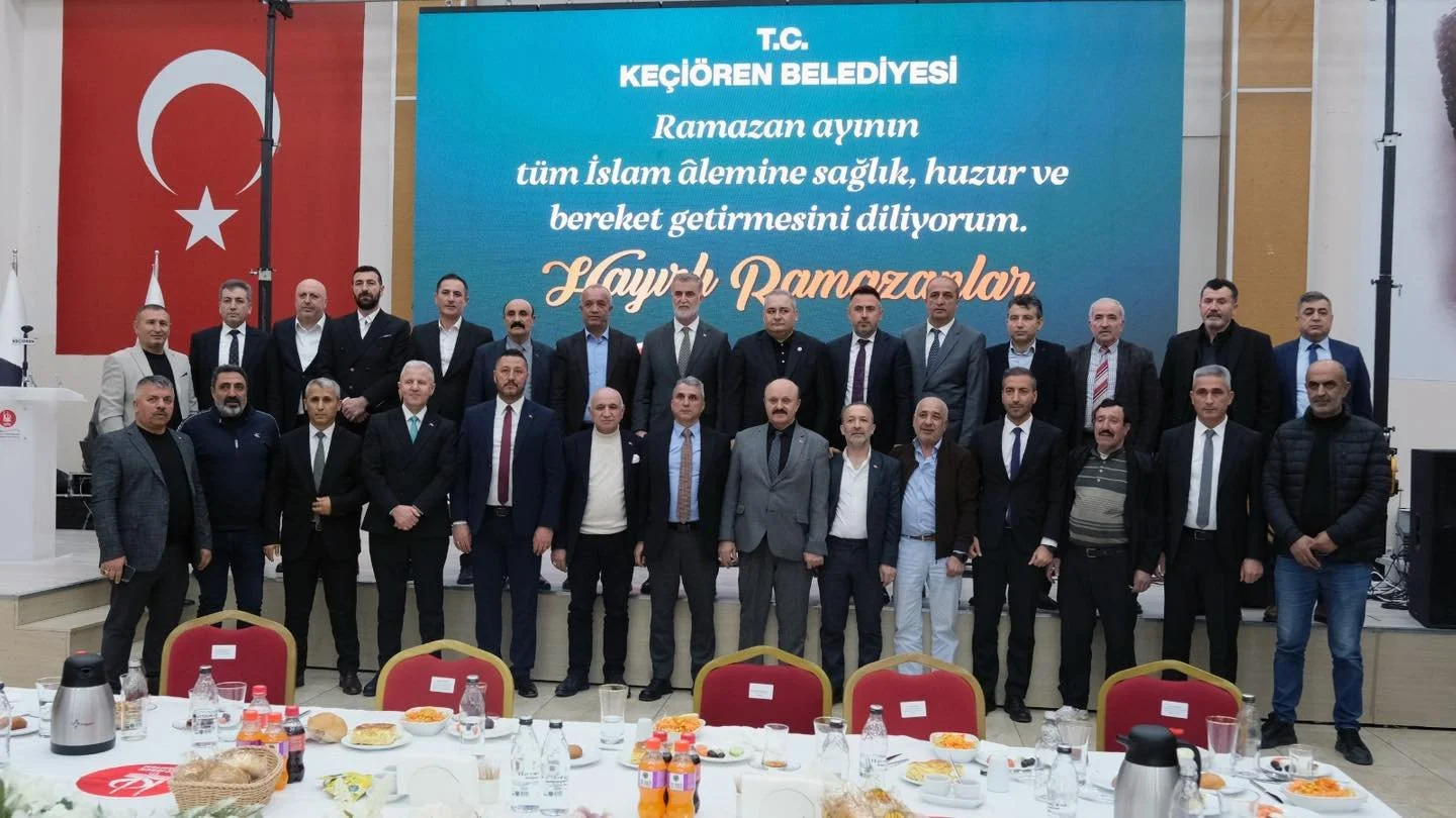 Keçiören Belediyesi’nin ev sahipliğinde düzenlediğimiz iftar programı