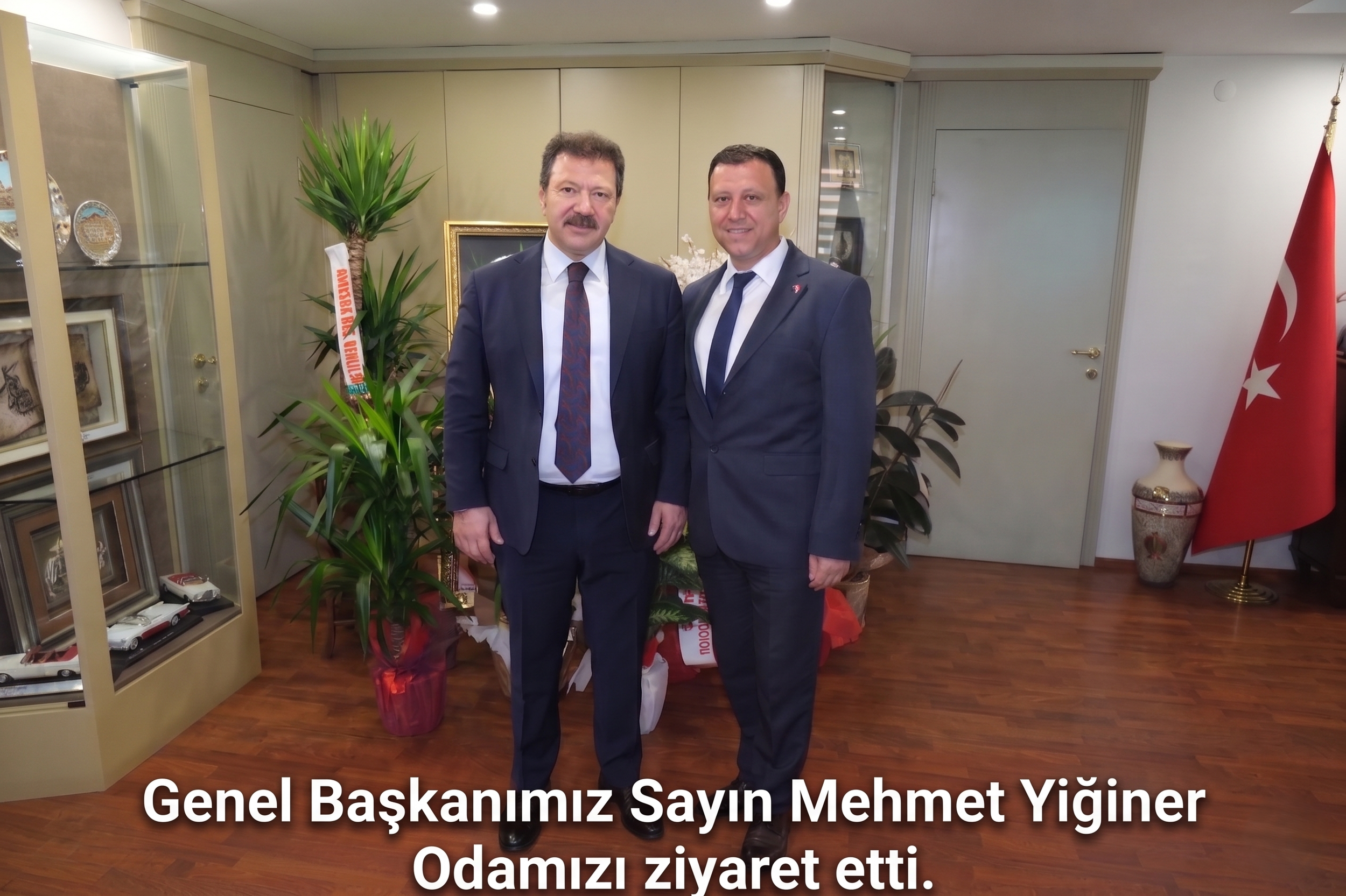 Genel Başkanımız Mehmet Yiğiner Ankara Umum’u ziyaret etti.