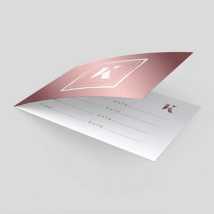Folded Business Cards