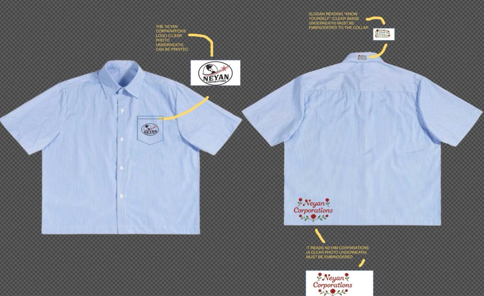 Neyan Corp - Pin Stripe shirt