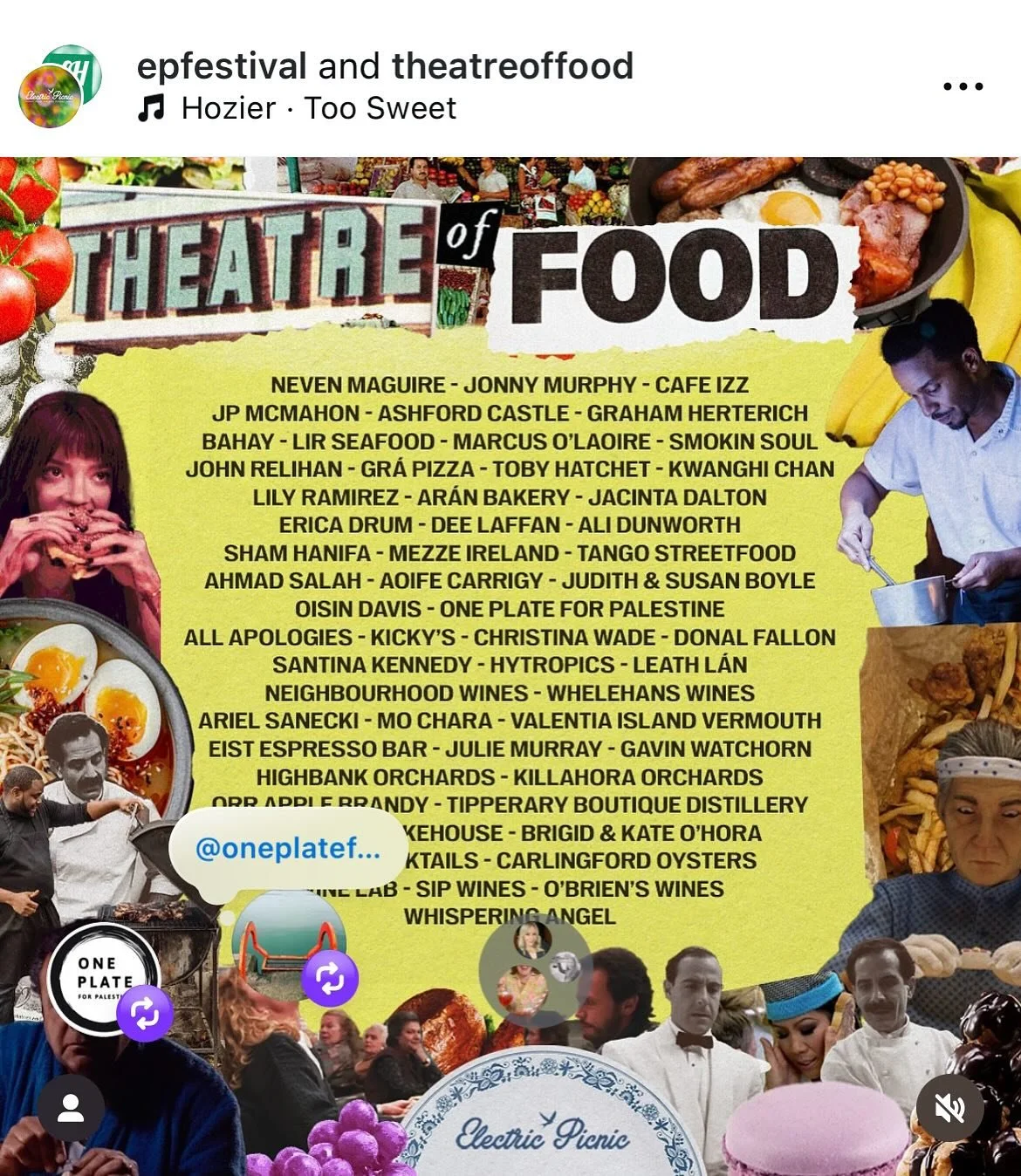 Less than one week to go! We are beyond excited to let you know that we will be presenting our Palestinian-inspired cocktail &ldquo;Palestine, Mo Chara&rdquo; in the @theatreoffood taking place this coming weekend (Aug 29th - 31st) @epfestival !!! We