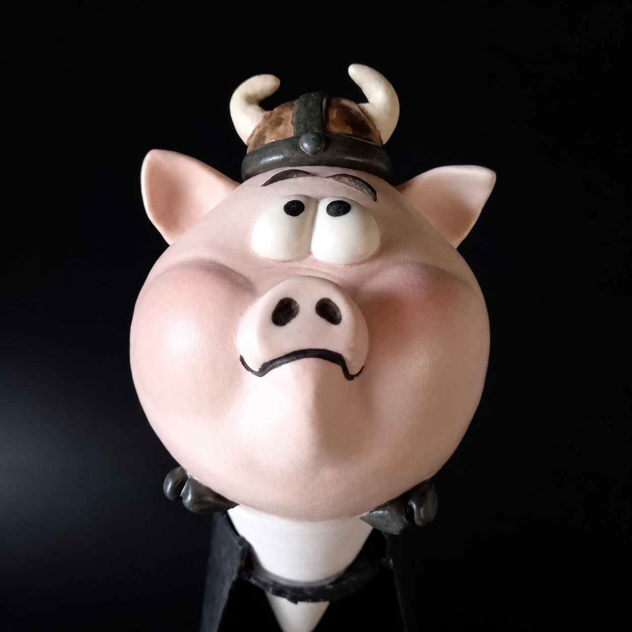 Kenneth the Viking Pig plant waterer