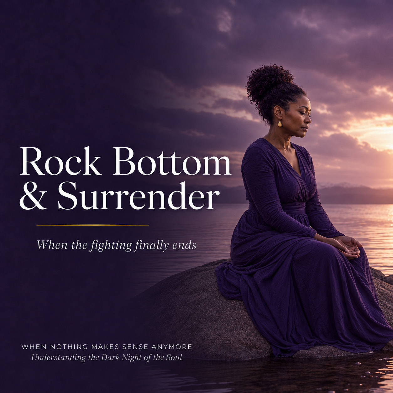 Rock Bottom and Surrender — When the Fighting Finally Ends.