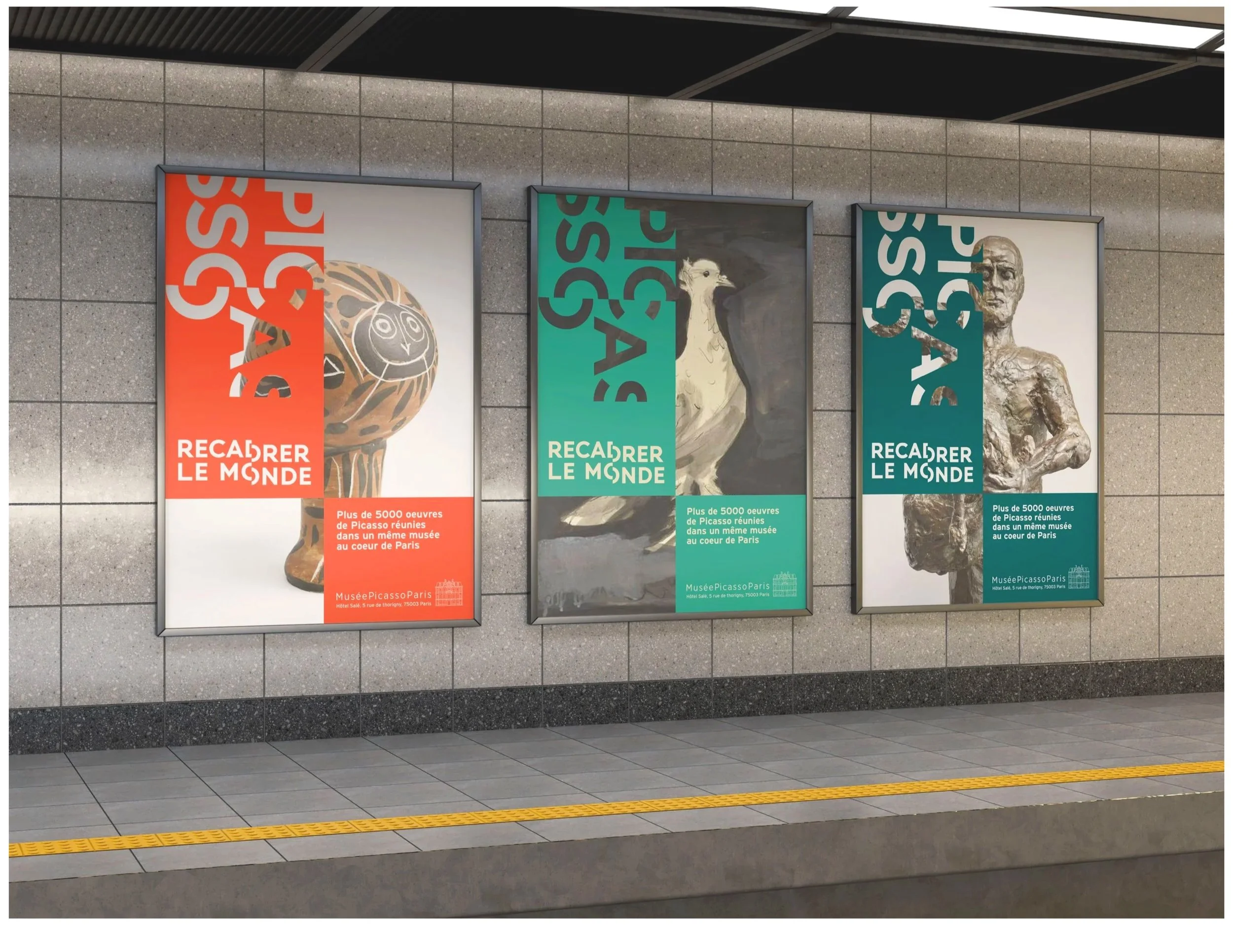 Campagne d'affichage collection permanente musée picasso