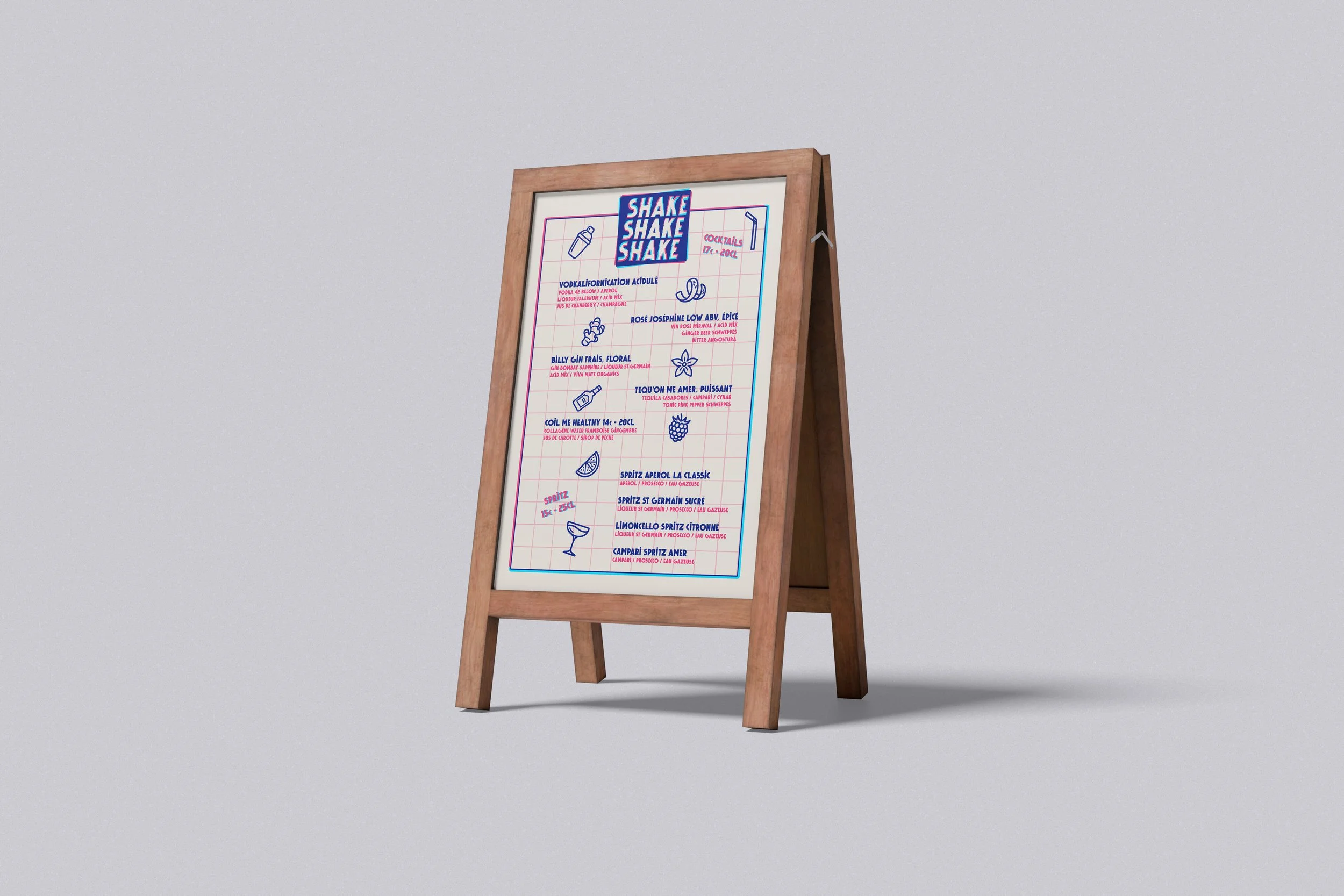 panneau ext menu Shake Shake Shake