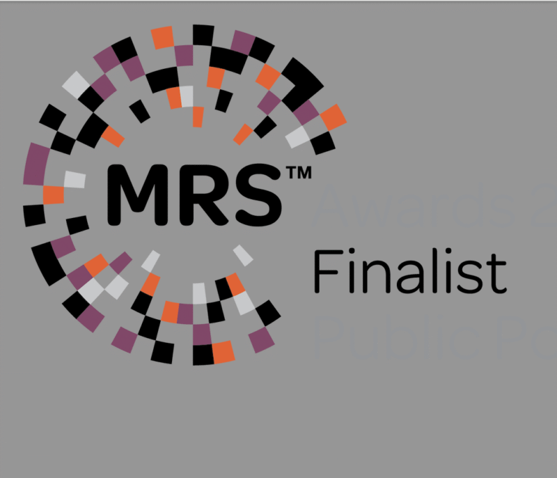 We are finalists in the MRS Awards 2025!