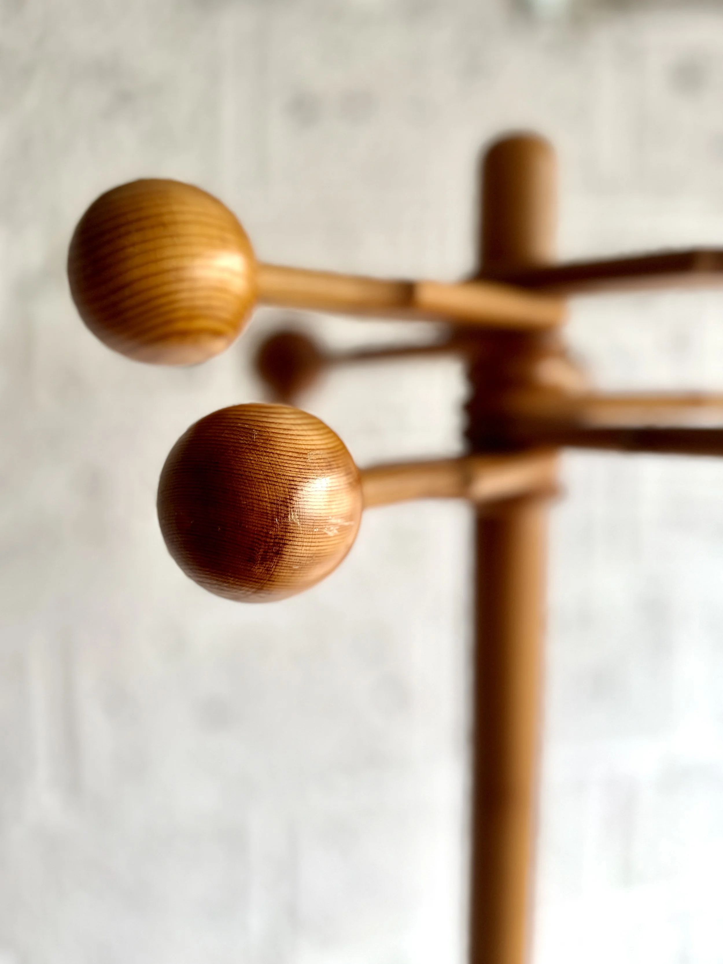 PINE  COAT RACK