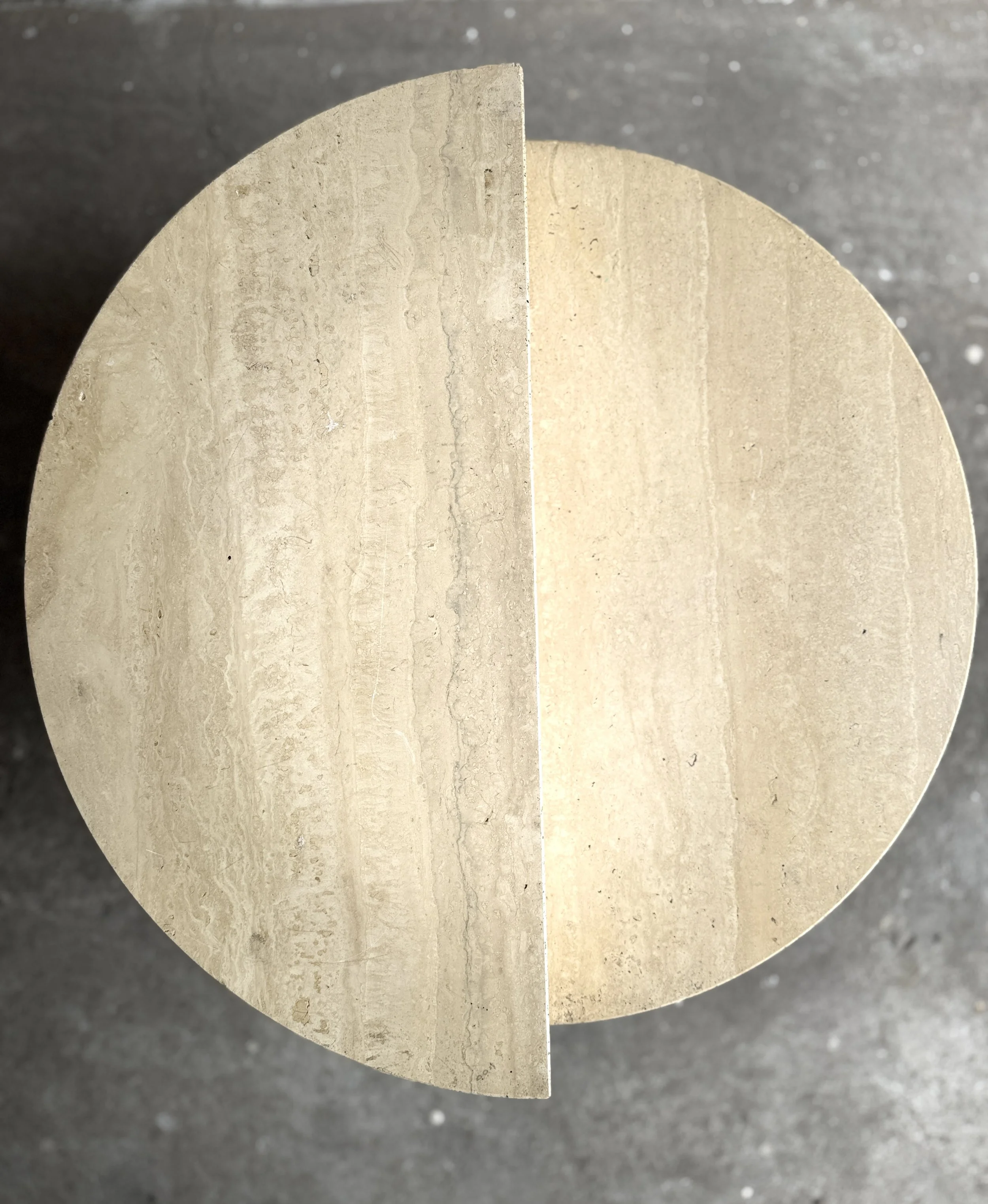 TRAVERTIN COFFEE TABLE