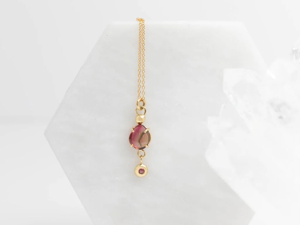 Watermelon Tourmaline Pendant 