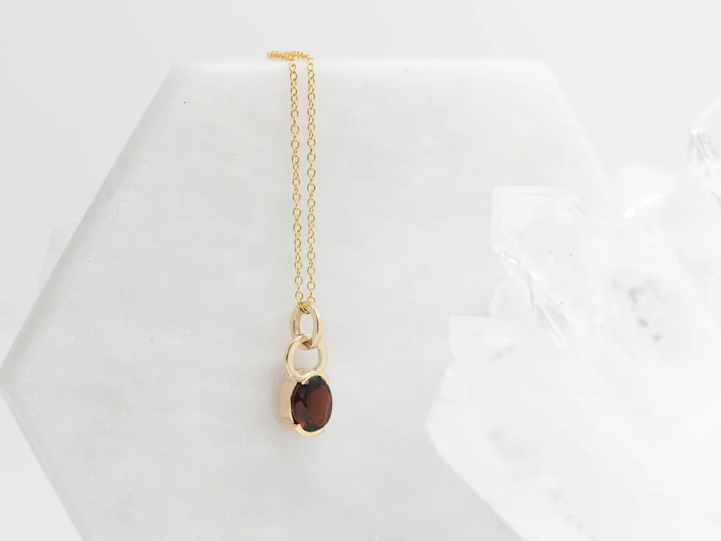Remodelled Garnet Pendant