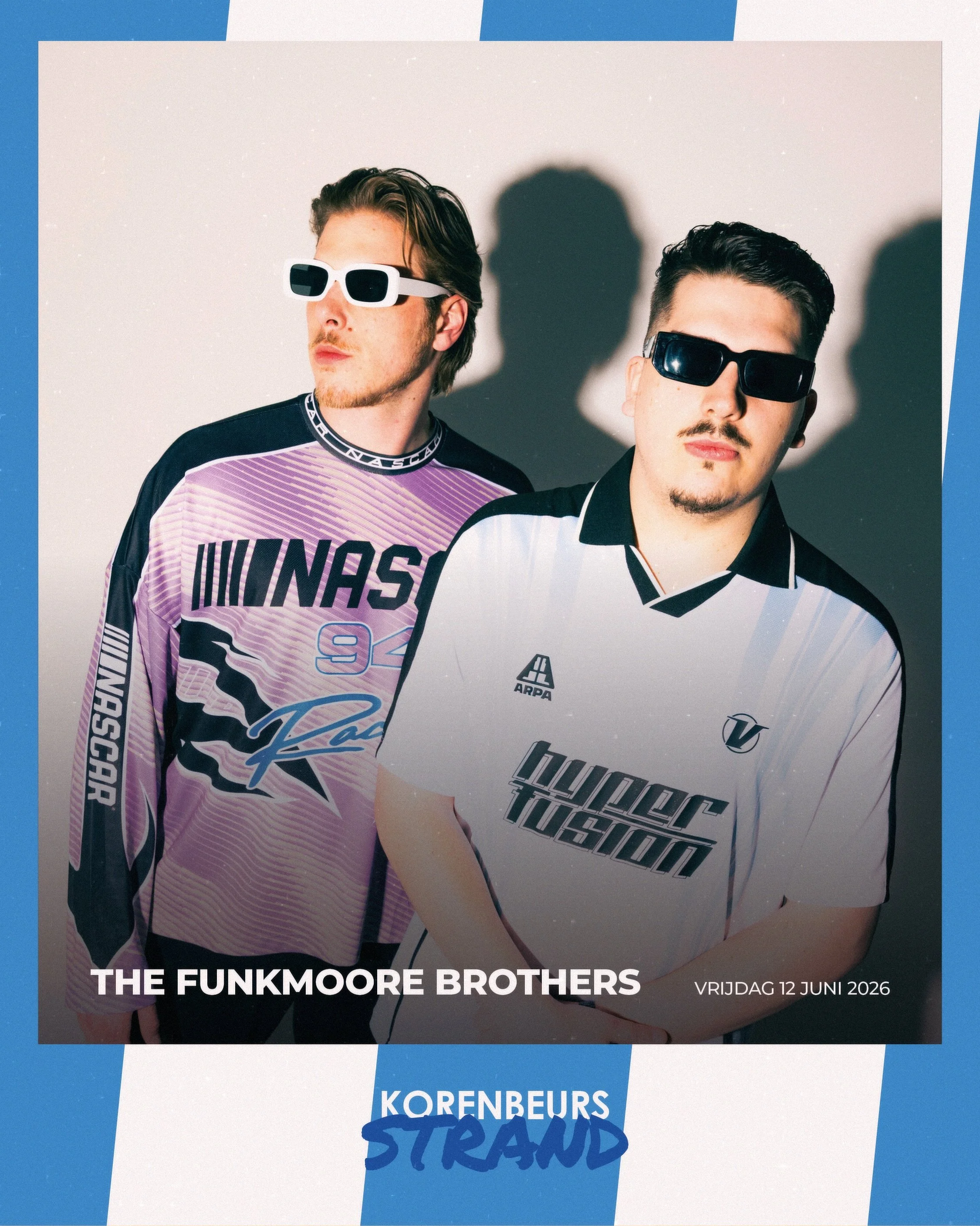 Met The Funkmoore Brothers kan je rekenen op fast bouncy beats!!🔥💥 Op de vrijdag van Korenbeursstrand blazen zij het Korenbeursplein omver🫨

Fase 3 van de tickets is bijna uitverkocht, wees er snel bij! Tickets > korenbeurspleintiel.nl 🎟️

#ko
