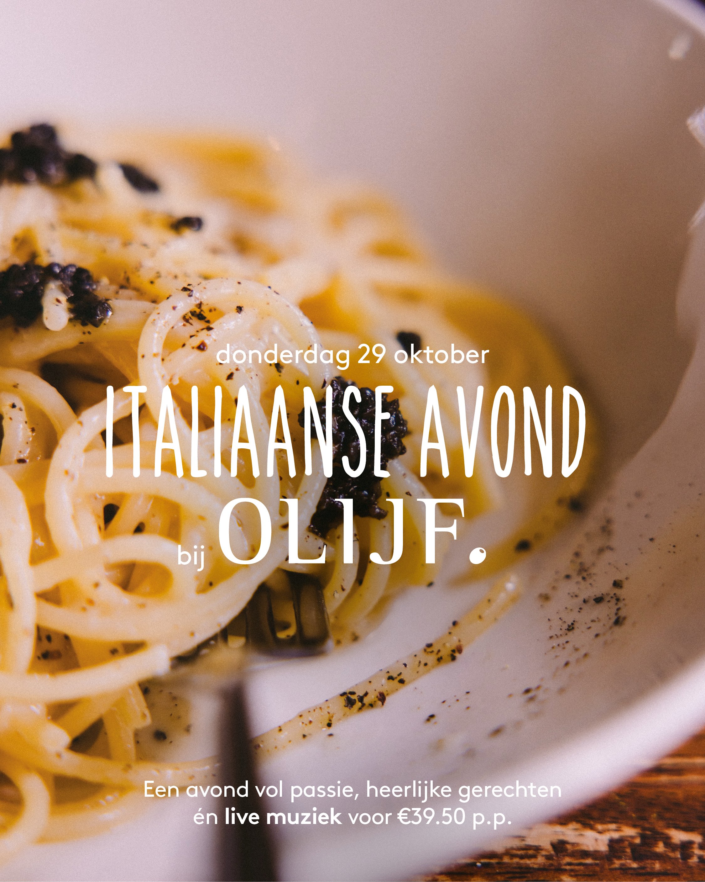 OLIJF | Italiaanse avond