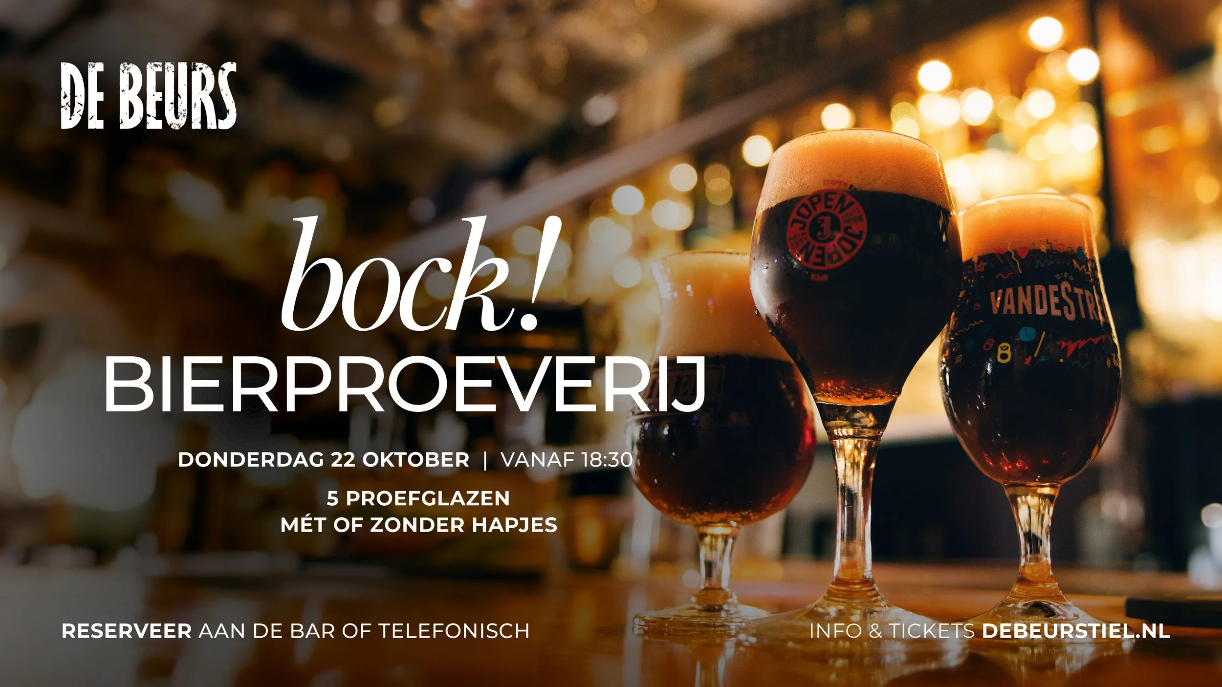 DE BEURS | Bierproeverij Bock