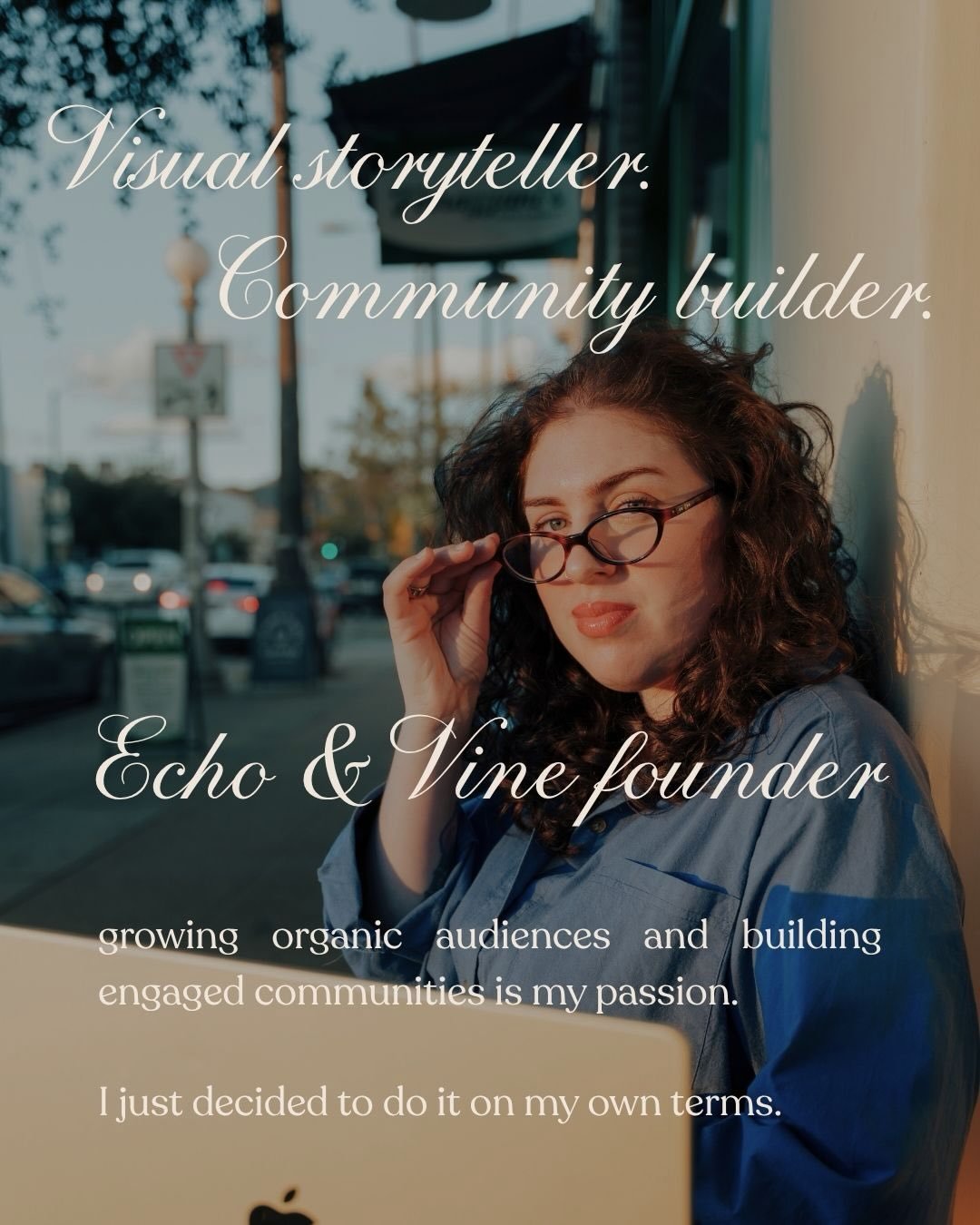 with a few days of women&rsquo;s history month left, we thought it was time to reintroduce you to the woman behind Echo &amp; Vine. 🌿

Hannah didn&rsquo;t set out to start an agency. she just knew there had to be a better way &mdash; and when she co